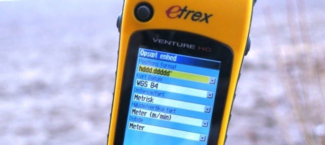 Garmin E-trex HC GPS Detektor